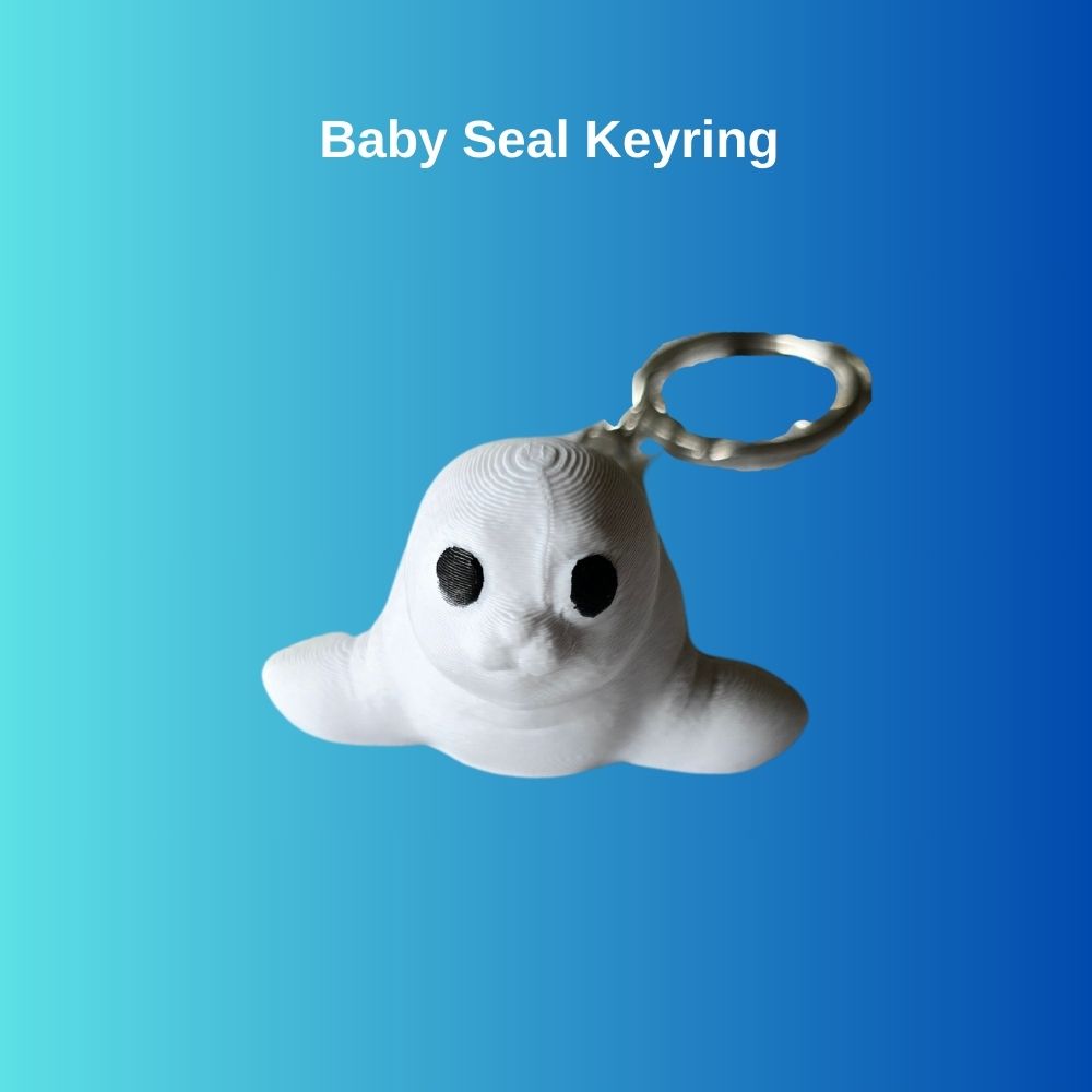 Cute 3D printed keyrings - made in Australia by Chaos 3D printing