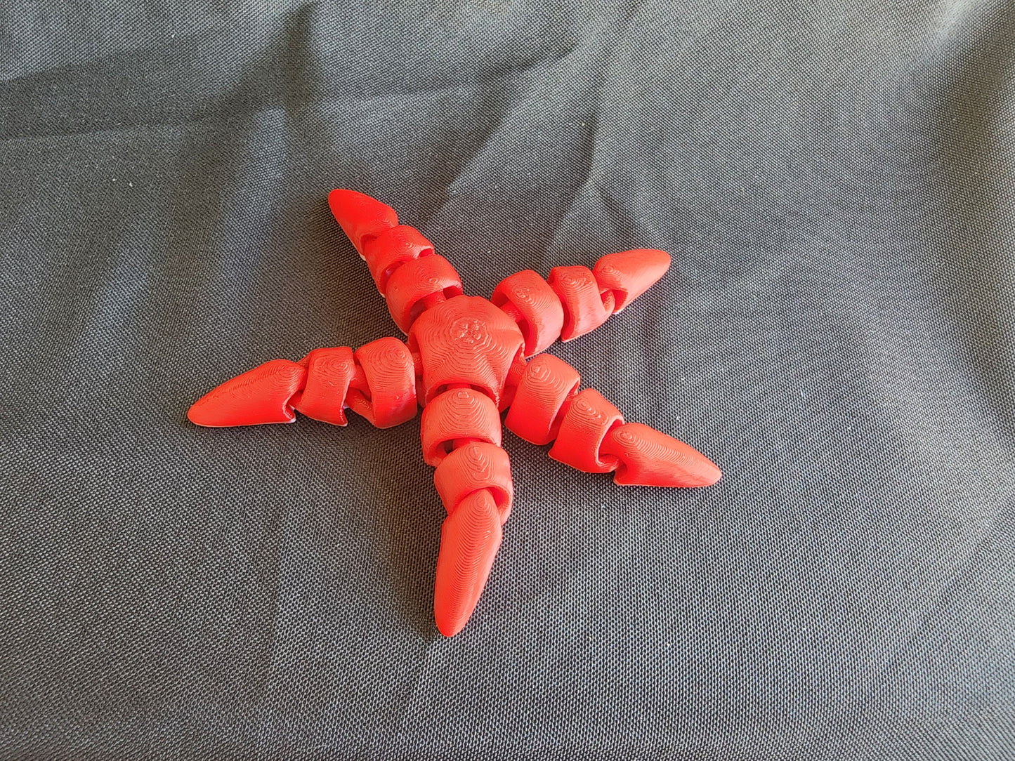 Red Starfish 3d toy
