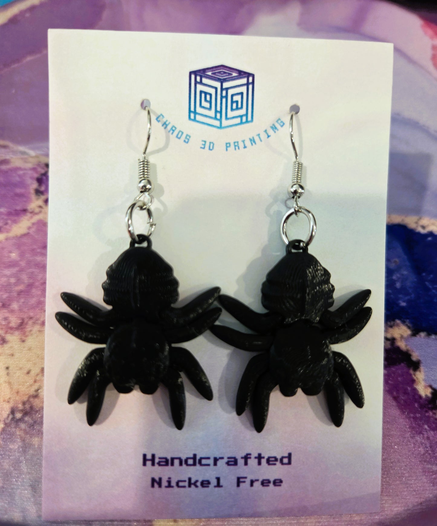 spider earrings