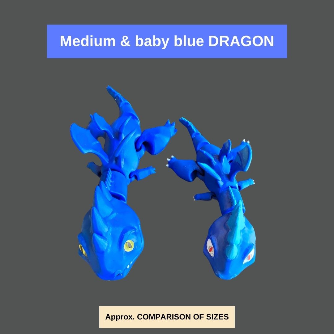 Small, cute DRAGON toy