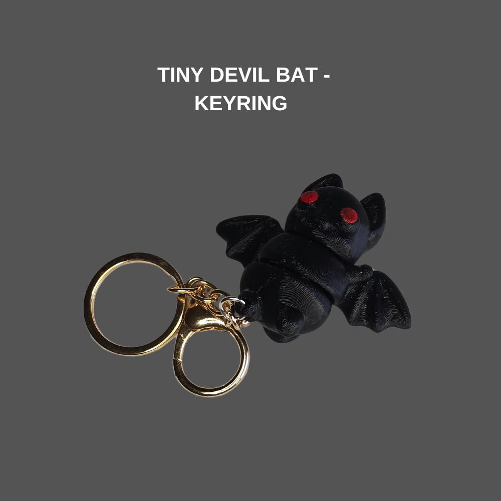 Demon Bat keyring. Chaos 3D Printing.