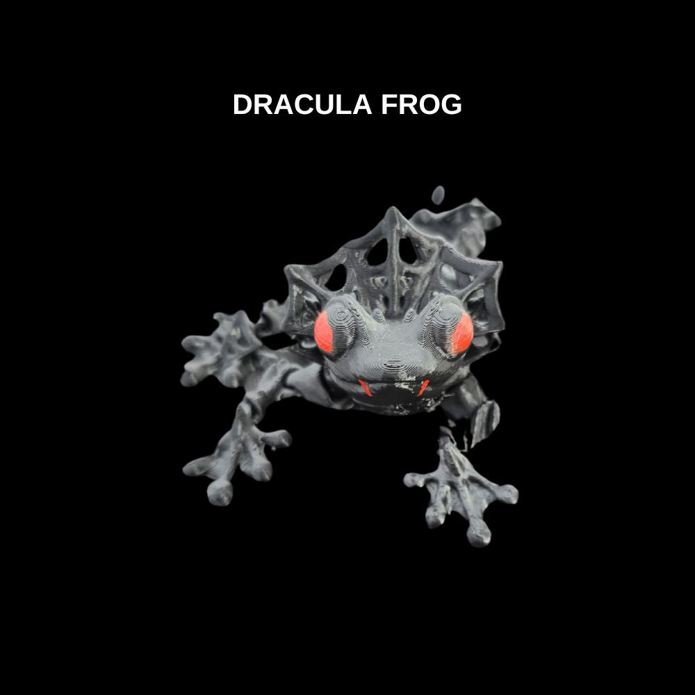 Dracula frog 3D toy. Chaos 3D Printing.