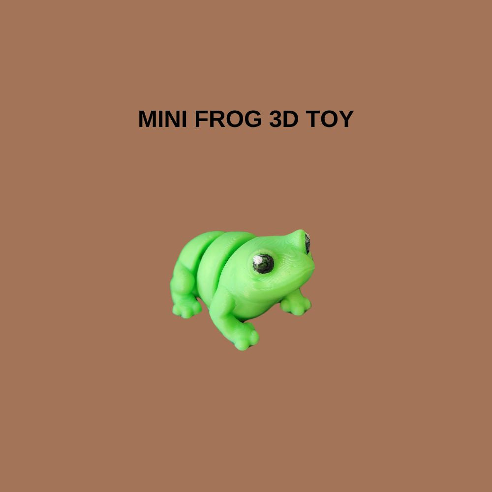 Mini 3D Green Frog