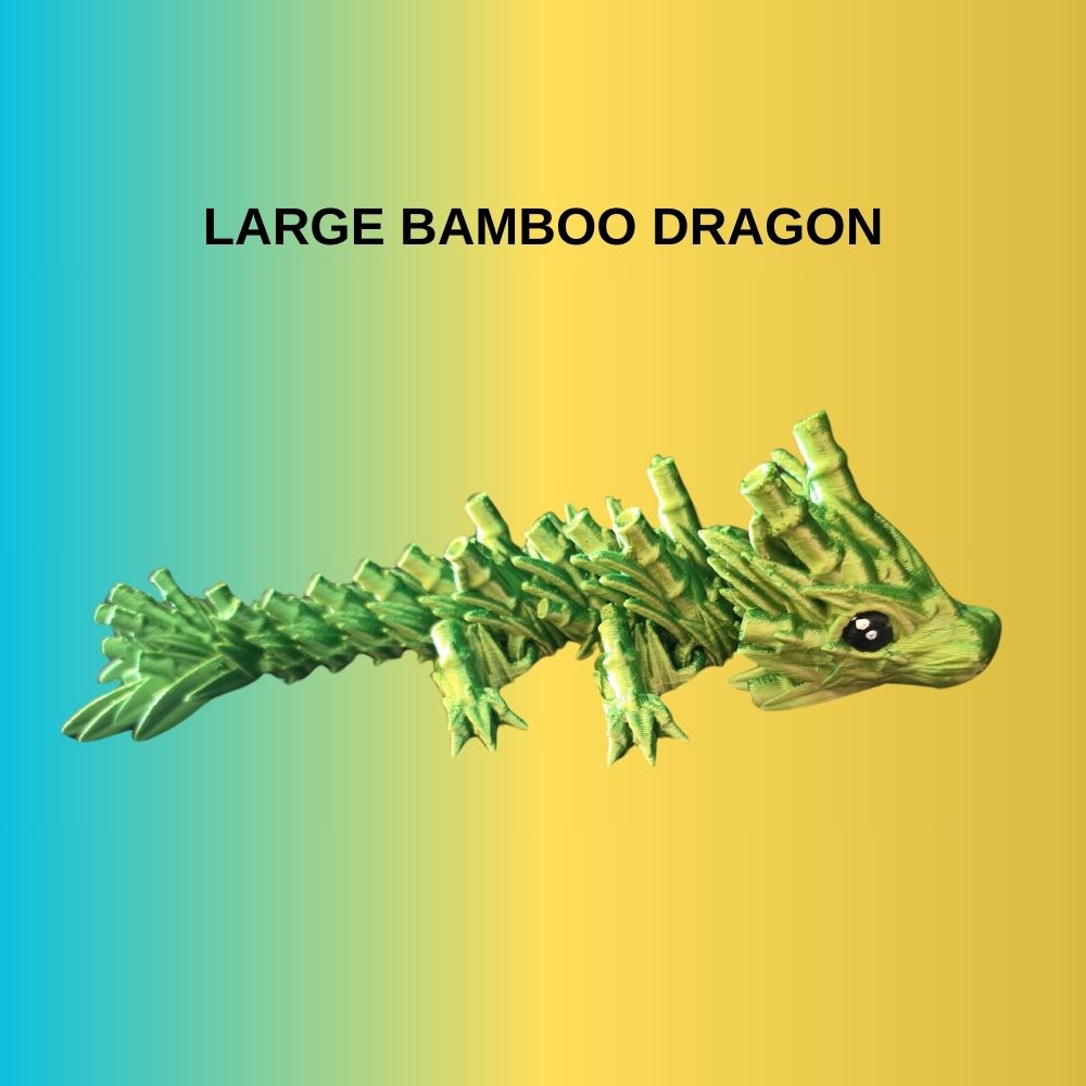 Large Bamboo Dragon and other various sizes. Made by Chaos 3D Printing . Australian made.