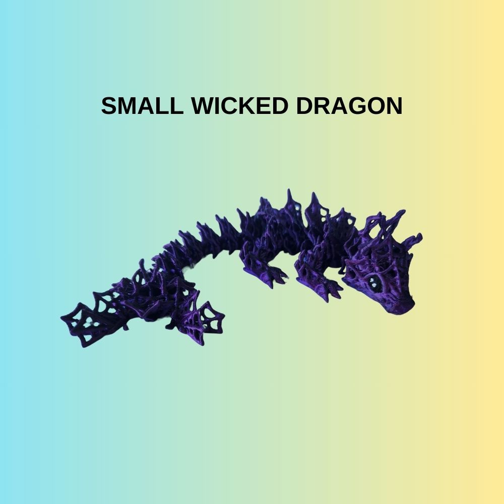 Baby wicked skeleton dragon