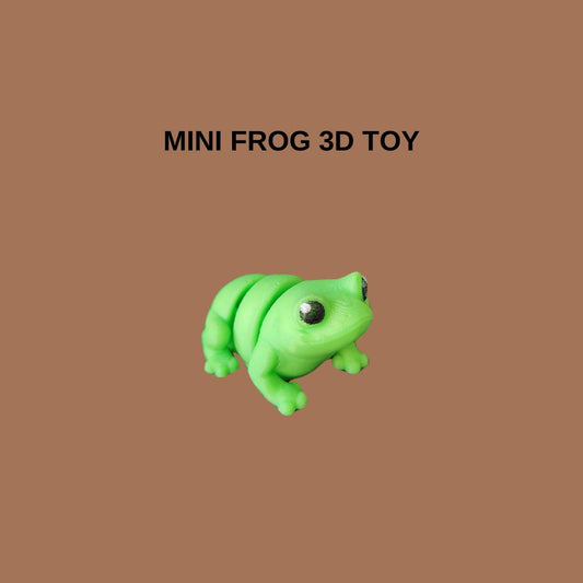 Mini 3D Green Frog