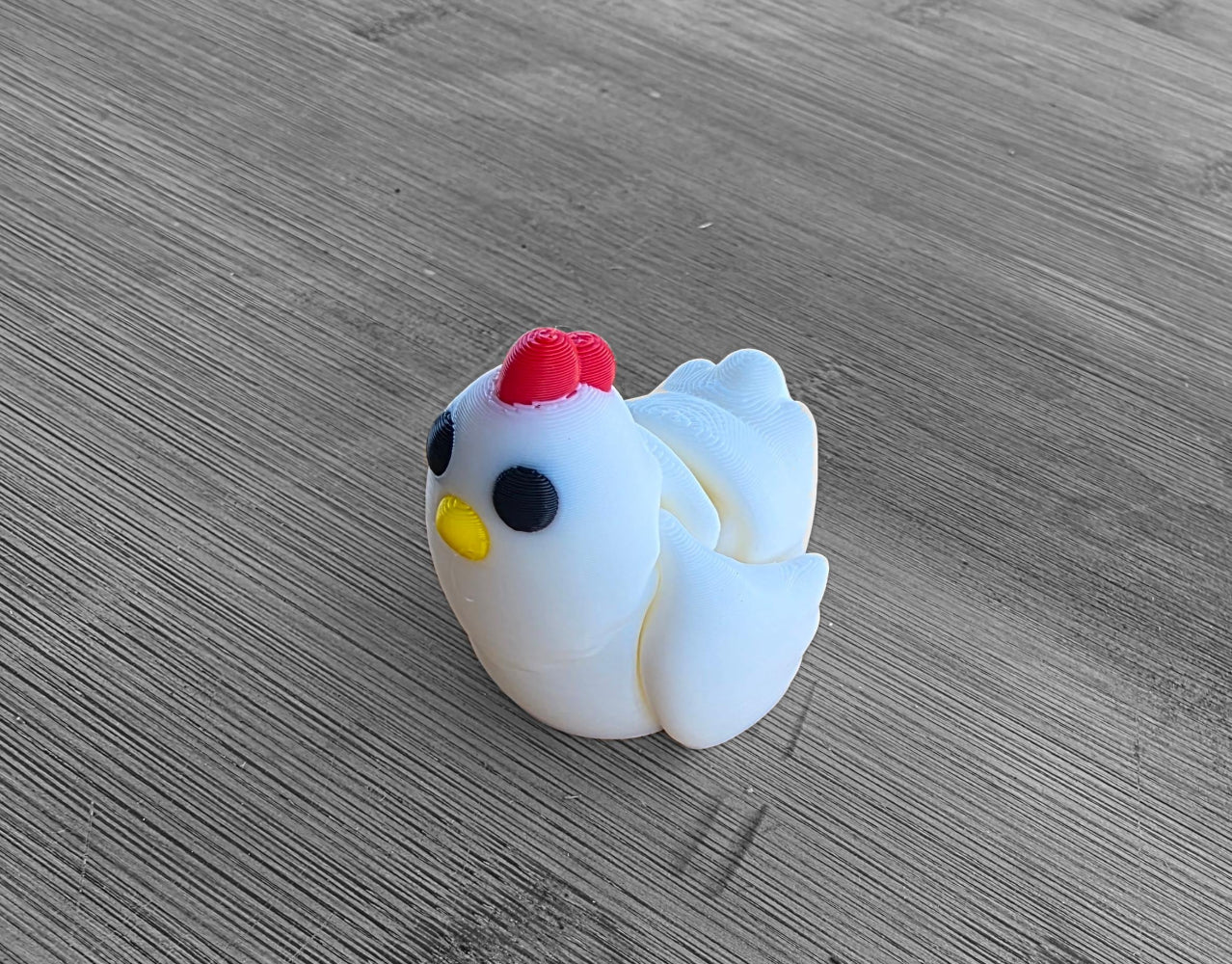 Mini chicken for farmyard set. Best for all farm play or nature play. Suitable for over 5yo. 