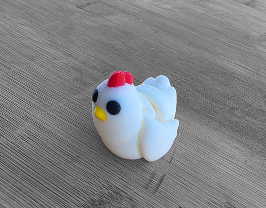 Mini chicken for farmyard set. Best for all farm play or nature play. Suitable for over 5yo. 