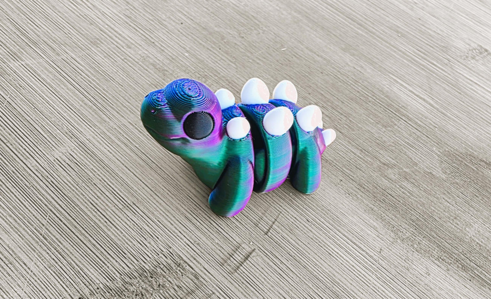 Cute 3d mini stegasaurus. Printed in Australia by Chaos3DPrinting. 