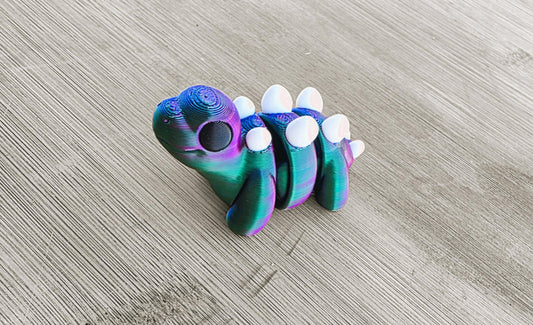 Cute 3d mini stegasaurus. Printed in Australia by Chaos3DPrinting. 