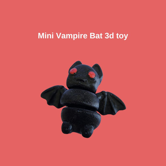 Mini Tiny Vampire Bat 3D toy