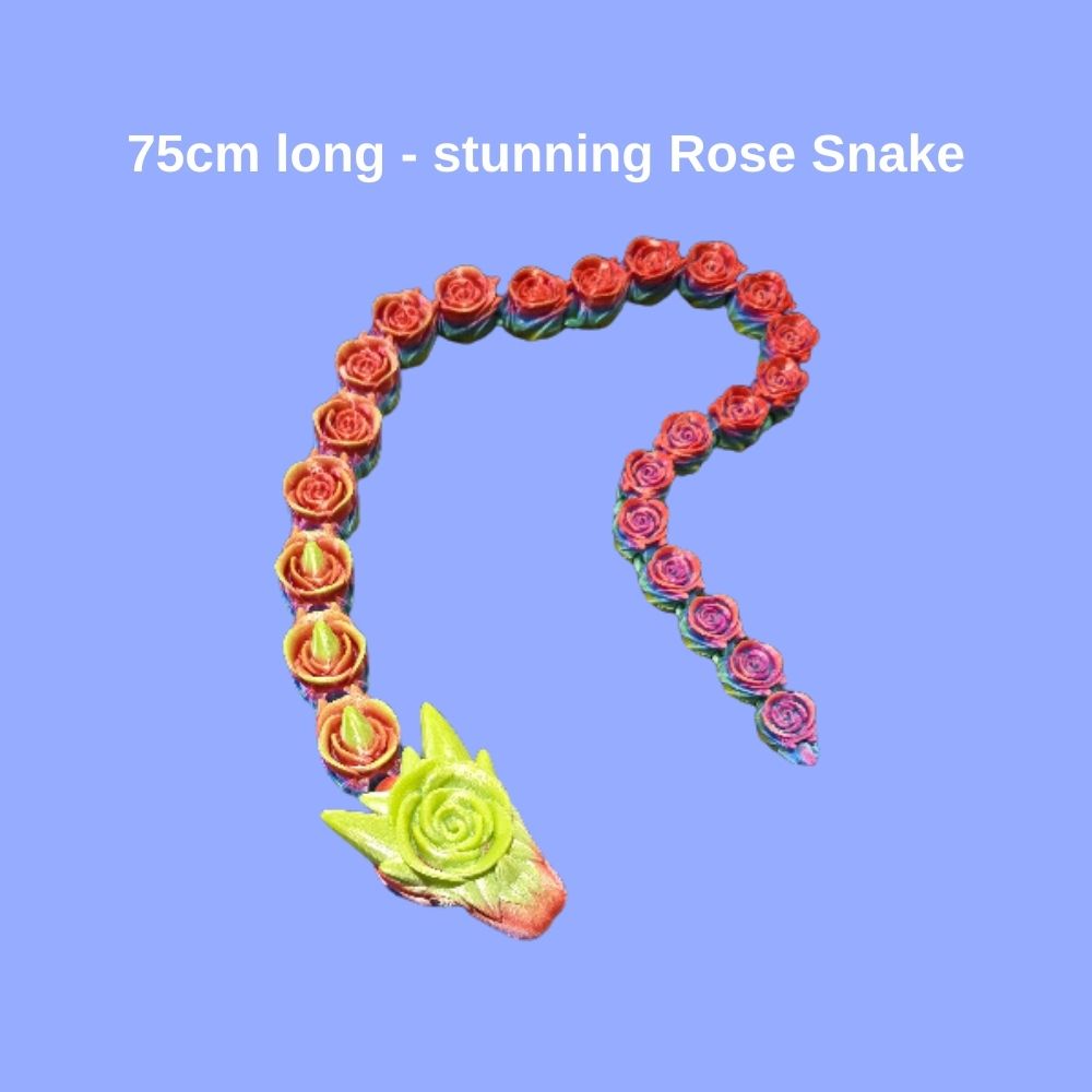 Beautiful Rose Snake - 75cm long!